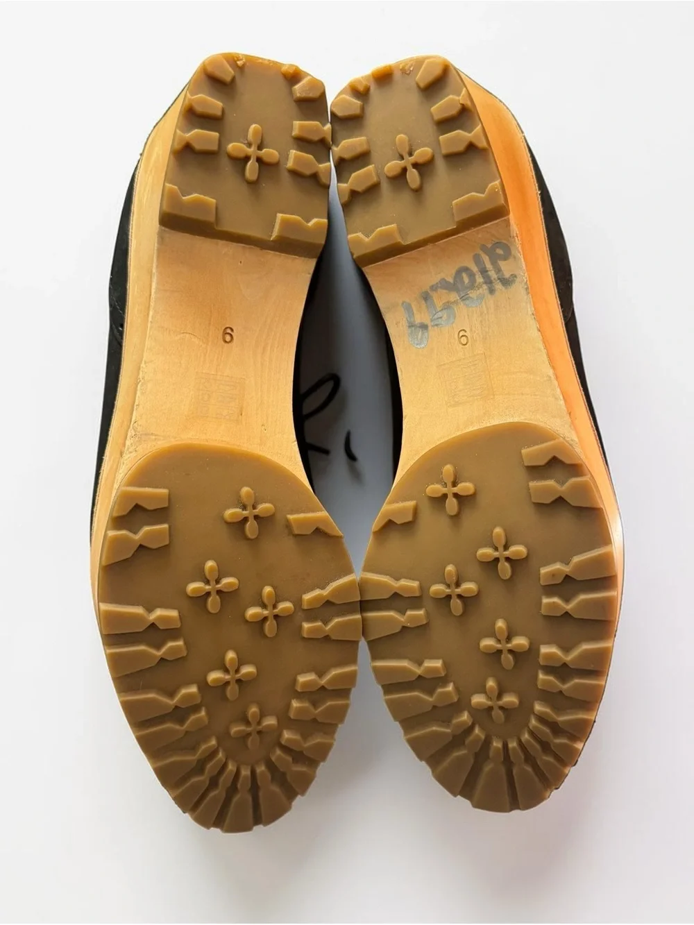 Eileen Fisher Act Wedge Oxford Shoes Suede Wood Platform 9